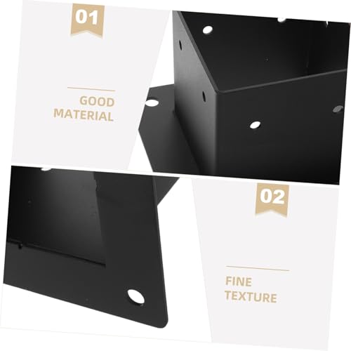 Base ancrage pour terrasse et pergola en bois avec fixation solide - 4
