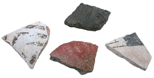 4 Pieces Antique Pottery Shard American Indian Artifacts AP1/121325