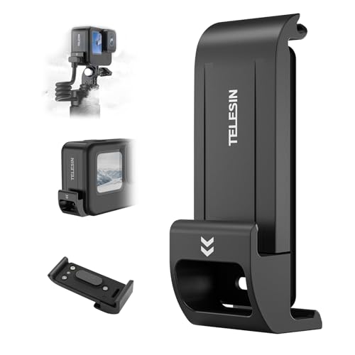 TELESIN° G2 Water Snow Resistant Battery Door Batteries Cover for GoPro Hero 13 12 11 10 9 Black with Type-C Charger Mount for Go Pro 13 12 11 10 9 Accessories