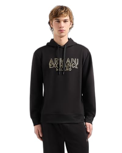 Armani Exchange Men's Dotted Armani Pullover Hoody