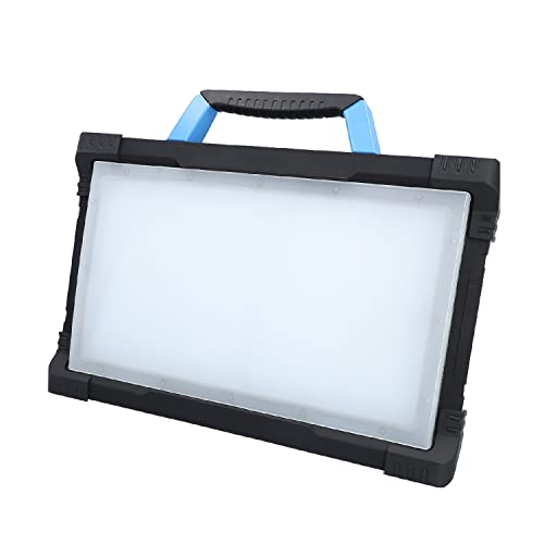 Arbeitsleuchte Arbeitslampe Werkstattlampe mit 2 Schukosteckdosen"Worker LED" 80 Watt Cover