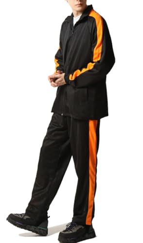 [�A�[�P�[�h] �W���[�W �����Y �㉺�Z�b�g �V���h�[�X�g���C�v�f�U�C�� �T�C�h���C������ �A�N�e�B�u�E�F�A �X�|�[�c�E�F�A LL(XL) �u���b�N×�I�����W