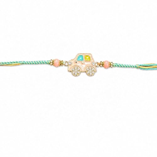 Image of I Jewels Fancy Cartoon Kids Rakhi With Roli Chawal & Rakshabandhan Card for Bro /Brother /Bhai