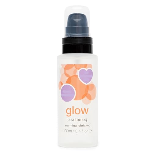 Lovehoney Glow Lubrifiant Chauffant Doux à Base d'Eau 100 ml - Formule végétalienne respectueuse...