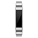QusFy Metal Bands Compatible with Fitbit Alta/Alta HR/Ace, Stainless Steel Metal Replacement Accessories Wristband Small Large for Women Men, Silver, Black, Rose Gold, Colorful, Champagne
