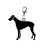 Typ: Id Etiketten HLifuz Wundervoll Französische Bulldogge Deutscher Schäferhund Schlüsselanhänger Schlüsselanhänger Haustier Identity Tag Ausweis Aufhängen Zubehör Kragen Mini Haustier Anhänger - Dänische Dogge