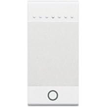 BTicino N4915AN Livinglight Light Symbol Controller, 1 Module, White