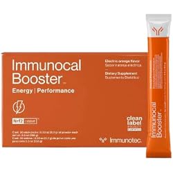 Immunocal Booster Energy Performance – Natural Energy & Focus Support with Green Tea, Coffee & Guarana – Supports Alertness, Endurance & Cellular Defense (Nrf2) – Sugar-Free, Gluten-Free – 30 Servings