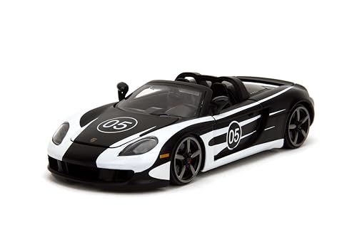 Hyper-Spec 1:24 Porsche Carrera GT 2005 Negro miniatura 6