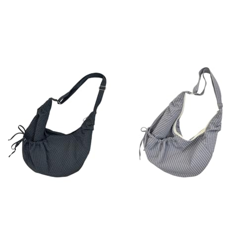 Sac à bandoulière écossais pour femme grand format sac vintage souple quotidien