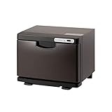 タオルウォーマー K 前開き Sサイズ 7.5L ブラウン/ブラック 大容量 業務用 おしぼり