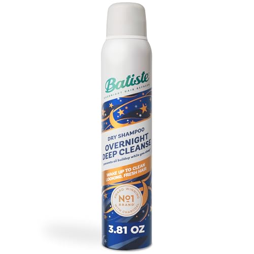 Batiste Overnight Deep Cleanse Dry Shampoo, Wake up to Beautiful Hair by Preventing Oil Build-up, 3.81 oz
