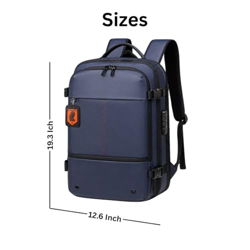 Image of KARRIER Vacuum Compression Backpack for Men & Women - 3-in-1 Travel Bag with Built-In Compression System, 17.3 inch Laptop Sleeve & Cabin-Friendly Design