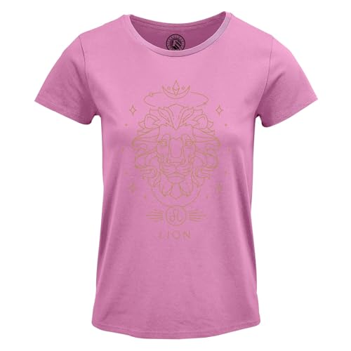 T-shirt bohème Lion en coton doux pour femme stylée