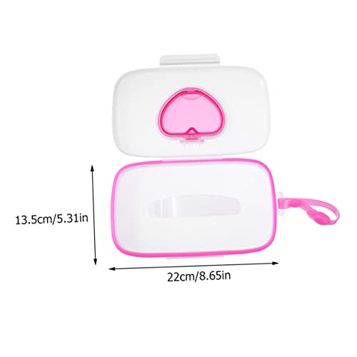 Boîte à lingettes avec bouton-pression sangle amovible et fermeture hermétique