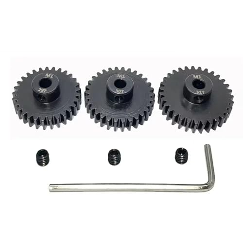 Pignon moteur M1 en acier pour réparer les pannes d'engrenage sur les voitures RC 1/8