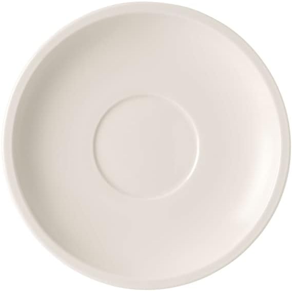 Villeroy & Boch Artesano oryginalny spodek do kawy w Lait, 17 cm, porcelana premium, biały, 1 sztuka