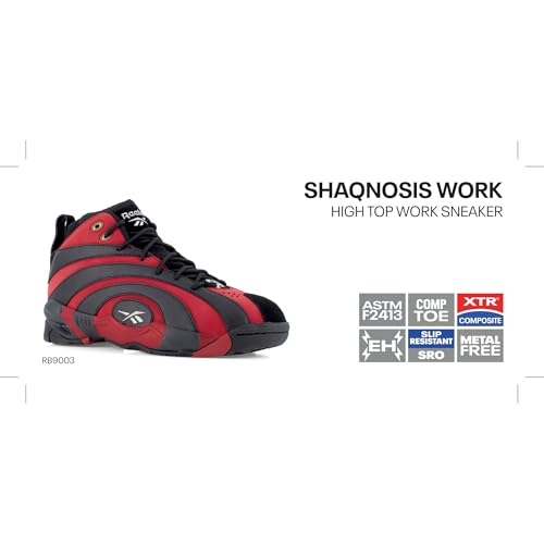 Image of Reebok Work Mens Shaqnosis Composite Toe Work /Duty - Black