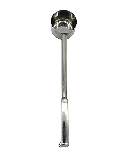 Image of BHATI Long Stainless Steel Liquid Server | Canteen Server | Water Dispenser Ladle Small - 3.5Inch /Silver