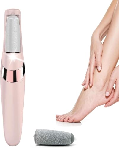 Electric Foot File, Rechargeable Electric Foot Callus Remover, Home Spa Pedicure Experience, Feet Hard Skin Remover Professional Pedicure Tool Waterproof, Removes Dry Skin for Smoother Feet