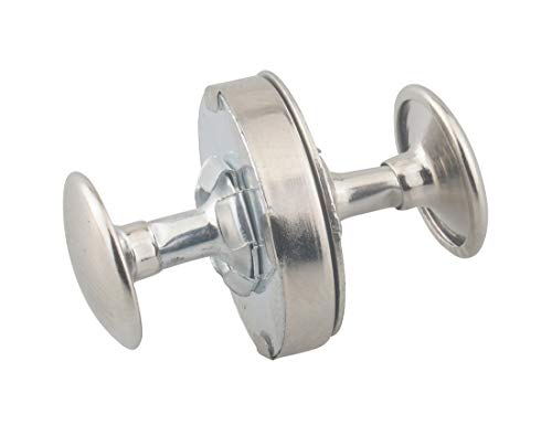 Allinone 20 Sets 18Mm Magnetic Snaps Purse Double Rivet Closures Round Clasp Stud Button (Silver) #TOP1