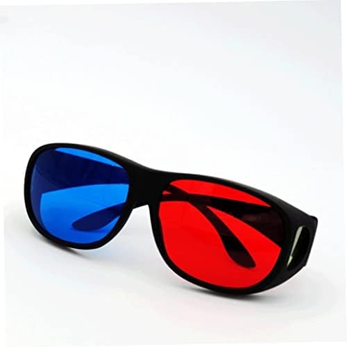 Red-Blue 3D Glasses Cyan Anaglyph Simple Style 3D Glasses Stereo Movie Game-Extra Upgrade Style for Men Women 3D Glasses