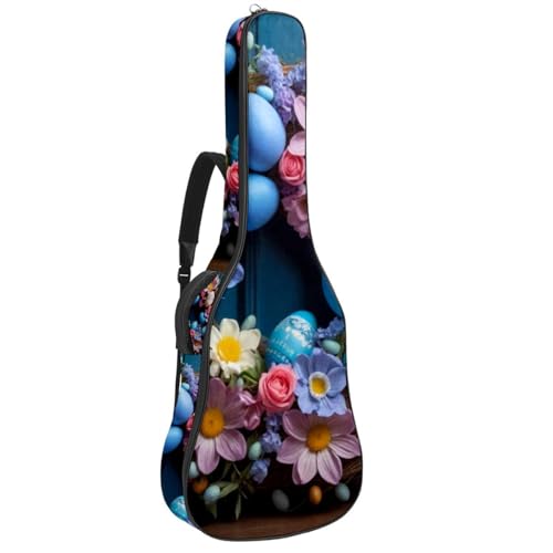 Sac pour guitare acoustique imperméable étui universel 101,6 cm bleu