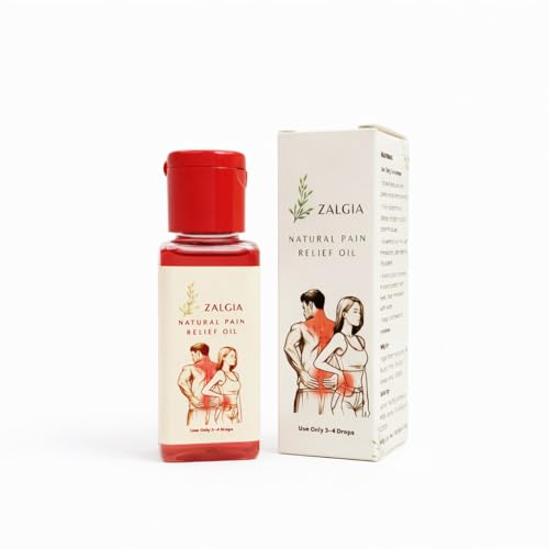 Image of Zalgia Oil - Natural Pain Relief Oil, Non-greasy formula for quick Pain Relief OIL for Back Pain, Muscle Joints Pain, Knee Pain, Body Stiffness 40ML
