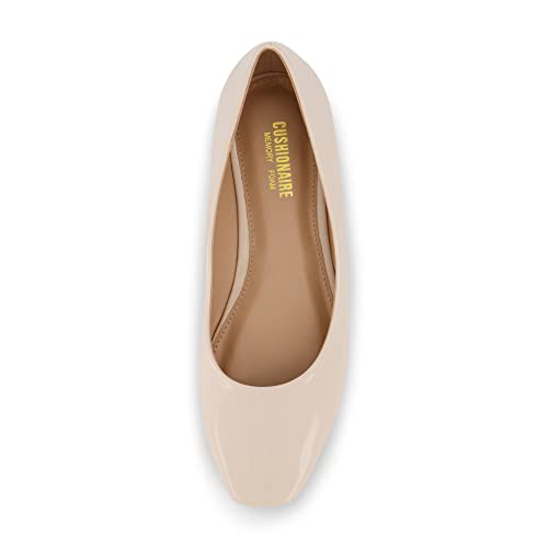 Image of CUSHIONAIRE Women's Skipper Flat with +Memory Foam, Wide Widths Available