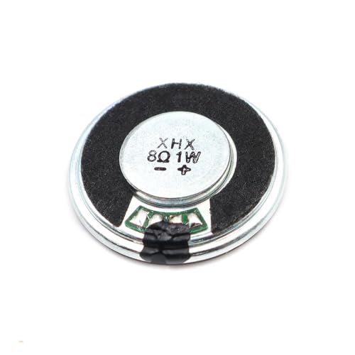 Haut-parleur magnétique interne 32mm 8 Ohm 1W en fer rond pour jouet et klaxon lot de 10 pcs