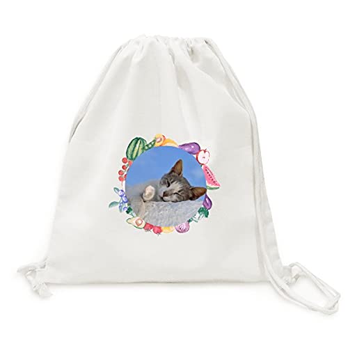 Sac en tissu pliable animaux adorables cabas courses fruits légumes léger