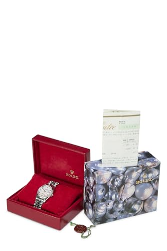 Pre-Loved 18K White Gold & Stainless Steel Mother Of Pearl Datejust 116234 36mm, White2