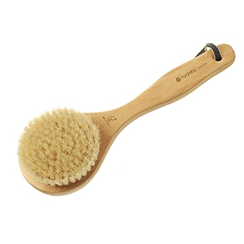Hydrea London Classic Short Handled Body Brush With Natural Bristle WBH3