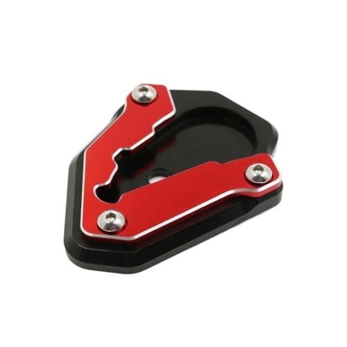 Extension de béquille Ducati 848 1098 1198 en alu CNC rouge haute précision