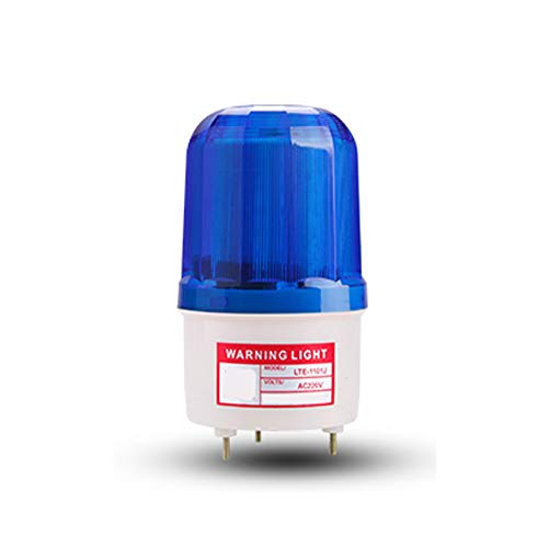 Luz de advertencia giratoria, 12 V, 24 V, 220 V, luz LED LTE1101J, lámpara de señal de advertencia de emergencia IP45, con sonido para coche, camión, taller