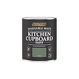 Rust-Oleum Green Kitchen Cupboard Paint in Matt Finish - All Green 750ml