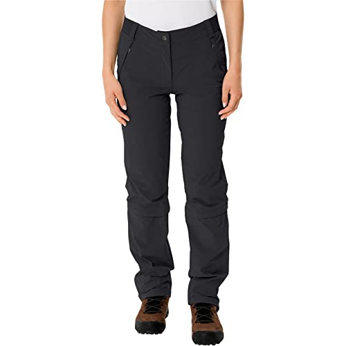 VAUDE Women's Farley Stretch Capri T-Zip Pants III Gorra, Black, 36-Short Cover