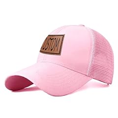 06 Baseball Cap Pink Mesh