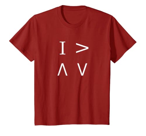 I Am Greater Than My Highs and Lows Power T-Shirt, Youth, Cranberry Red, X-Small