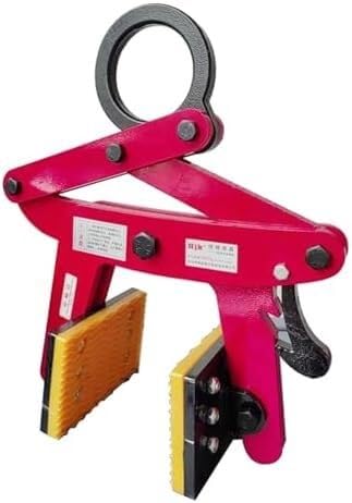Jvfbjlf One Color Adjustable Clamp For Vertical Plate Lifting, Suitable For Heavy Stone Transport Equipment On Construction Sites.(Small)