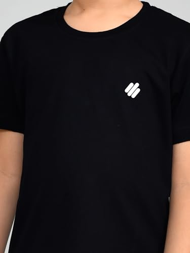 Image of ONN Boy's Half Sleeves Round Neck Cotton T-Shirt | Pack of 5