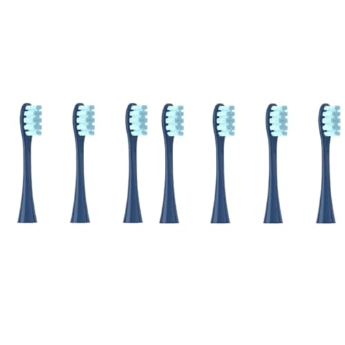 �\�j�b�N�d�����u���V�^��ь݊� Oclean Flow/X/X PRO/Z1/F1/One/Air 2/SE �����w�b�h�u���V�w�b�h(7pcs dark blue)