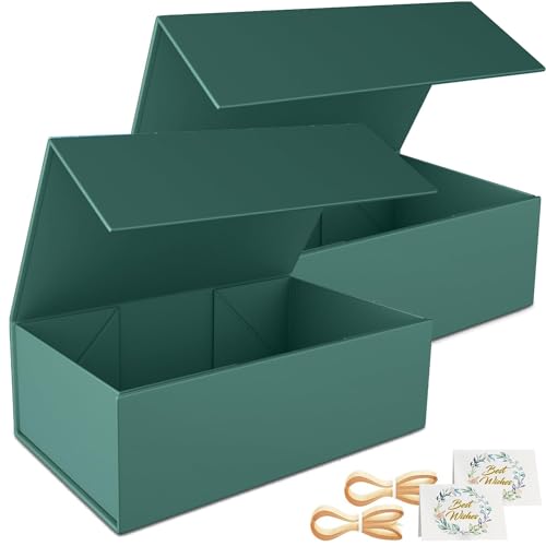 2 Pack Geschenkbox, 24x15x7.6cm Geschenkboxen für Presents with...