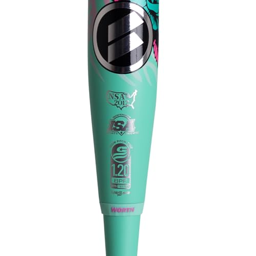 Worth | Josh Riley Signature Bedlam Balanced Slowpitch Softball Bat | USSSA Softball | WSU6JRBEDB | Balanced | 2 Pc. Composite | 13.5" Barrel | 27 oz by Worth - Used condition - Image 5