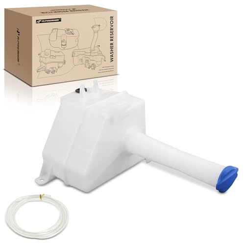 A-Premium Windshield Washer Reservoir Compatible with Select Hyundai & Kia Models - Sonata 1999-2005, XG300 2001, XG350 2002-2005, Optima 2001-2006, with (Cap/Washer Pump/Hose/Filler Neck/Bracket)
