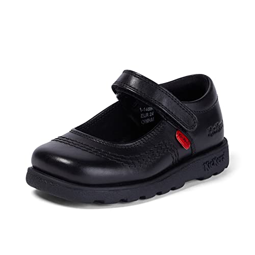 Kickers Girl s Fragma Pop Shoe 10 Child Black