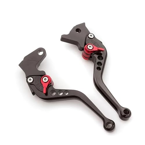 Leviers de frein Hyosung GT125 noirs courts en aluminium réglables