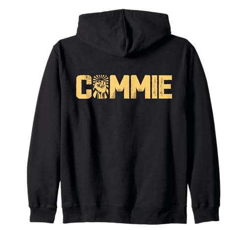 Commie - Camisa Comunista (Comunista) Sudadera con Capucha