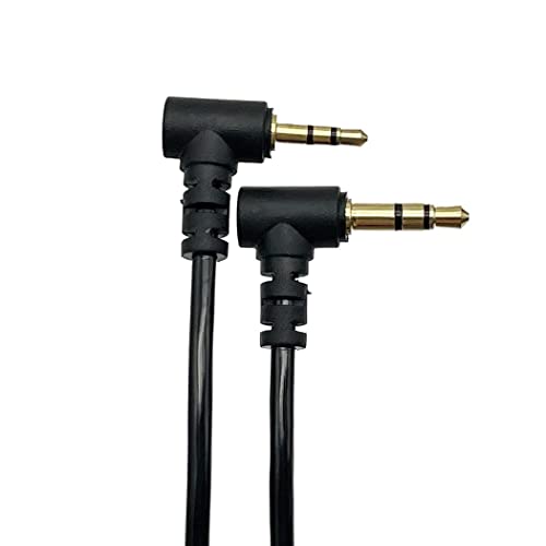 Cable auxiliar enrollado 3.5mm a 2.5mm, pack 2 miniatura 3