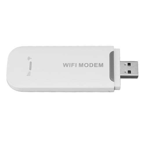 Image of Dioche 4G LTE Portable WiFi Hotspot with SIM Slot Compact Travel Router for 10 Devices Fast USB Powered Internet Anywhere Secure Sharing for Phones Laptops Tablets (White)